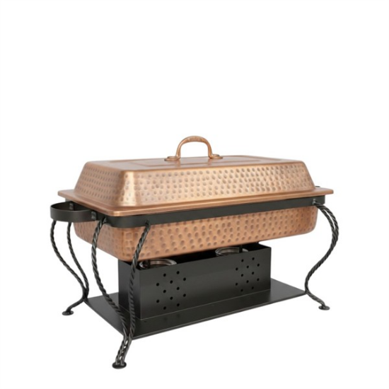 Picture of Hammered Burnt Copper Chafer, 8qt