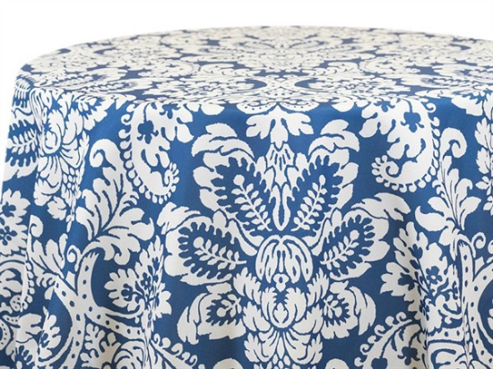 Picture of Aruba, Ensign Blue 132" Rd Linen