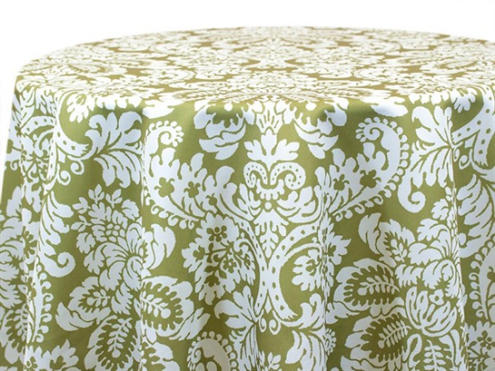 Picture of Aruba, Green Lemonade 132" Rd Linen