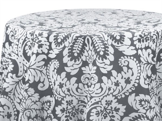 Picture of Aruba, Silver 132" Rd Linen