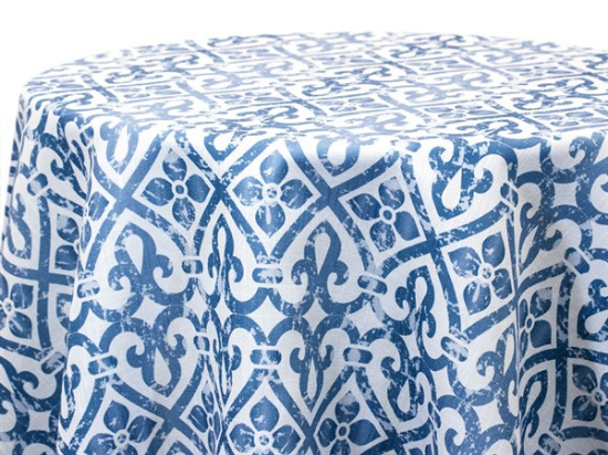 Picture of Barocco, Wedgewood 132" Round Linen