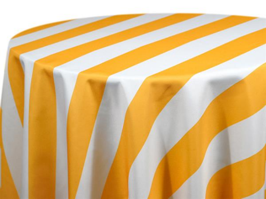 Picture of Cabana Stripe, Sunflower 8' Drape