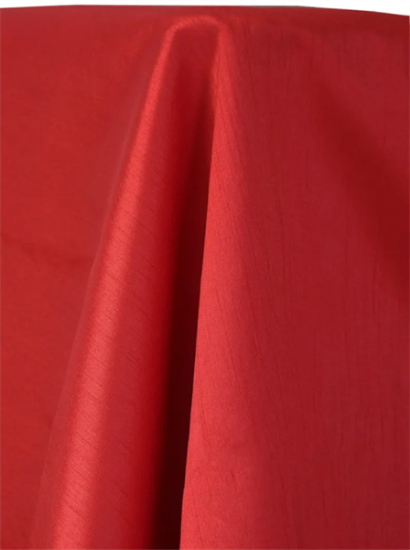 Picture of Dupioni, China Red 108" Round Linen
