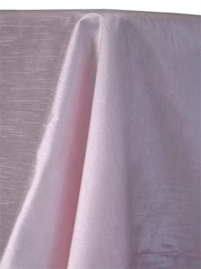 Picture of Dupioni, Pastel Pink 108" Rd Linen