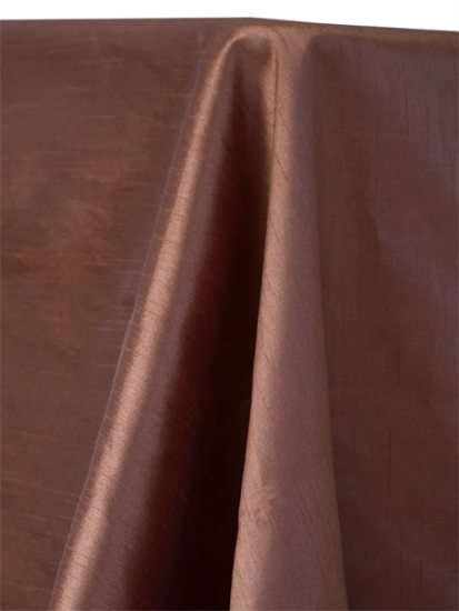 Picture of Dupioni, Copper 132" Round Linen