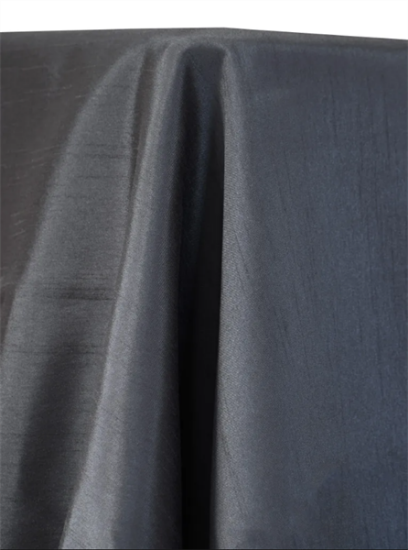 Picture of Dupioni, Pewter 132" Round Linen