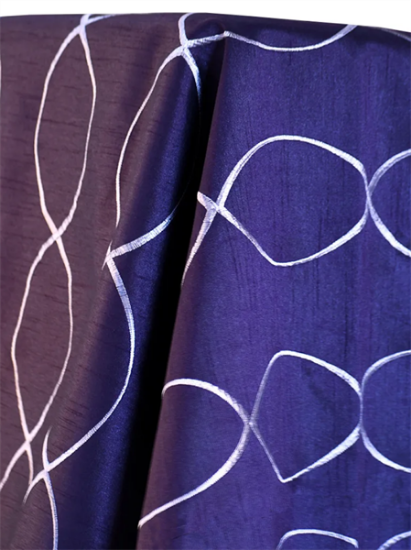 Picture of Dupioni-Infinity, Eggplant 132 Line