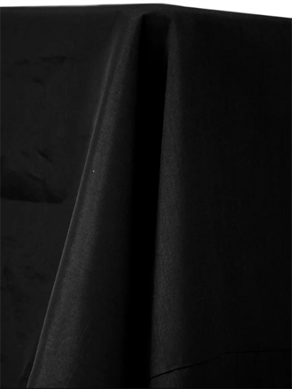 Picture of Dupioni, Black 8' Banquet Drape