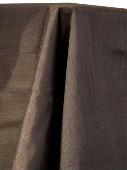 Picture of Dupioni, Chocolate 8' Banquet Drape