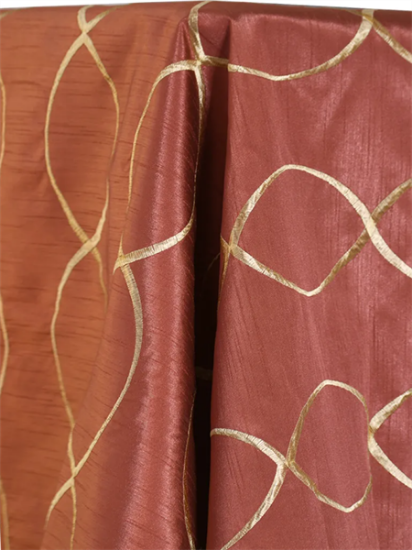 Picture of Dupioni-Infinity, Copper 8' Drape