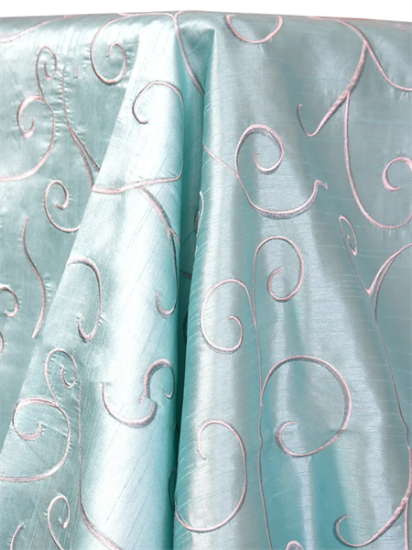 Picture of Dupioni-Swirl, Tiffany 8' Drape 