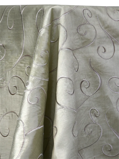 Picture of Dupioni-Swirl, Champagne 8 King Drp