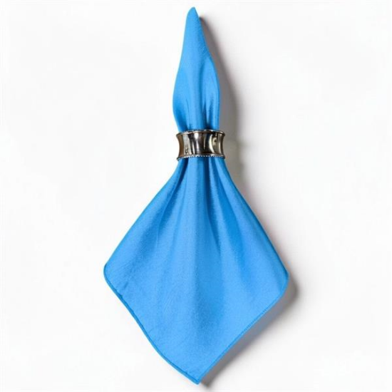 Picture of Dupioni, Bermuda Blue Linen Napkin