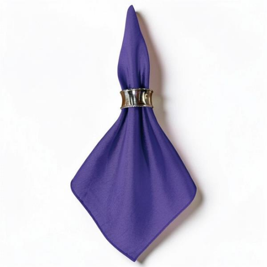 Picture of Dupioni, Eggplant Linen Napkin
