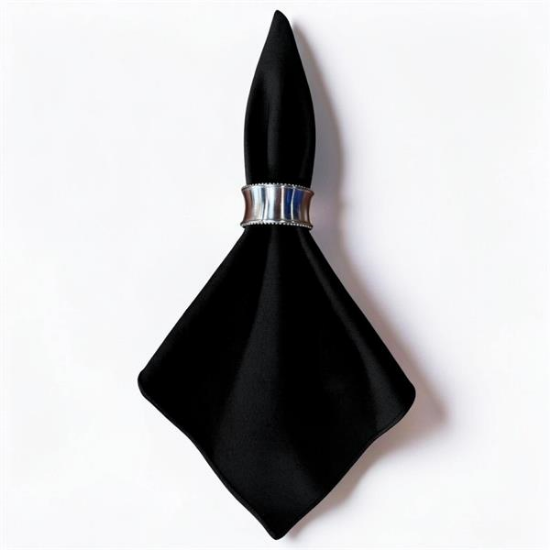 Picture of Fortex, Black Linen Napkin