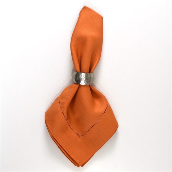 Picture of Hemstitch, Amber Linen Napkin 