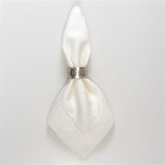 Picture of Hemstitch, Ivory Linen Napkin 