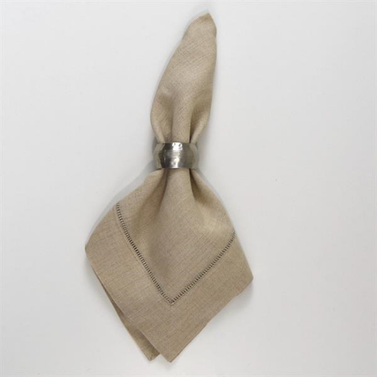Picture of Hemstitch, Natural Linen Napkin 