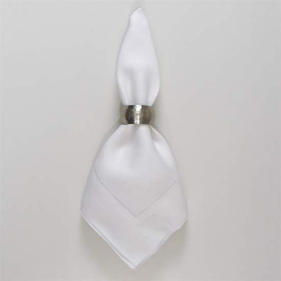 Picture of Hemstitch, White Linen Napkin 