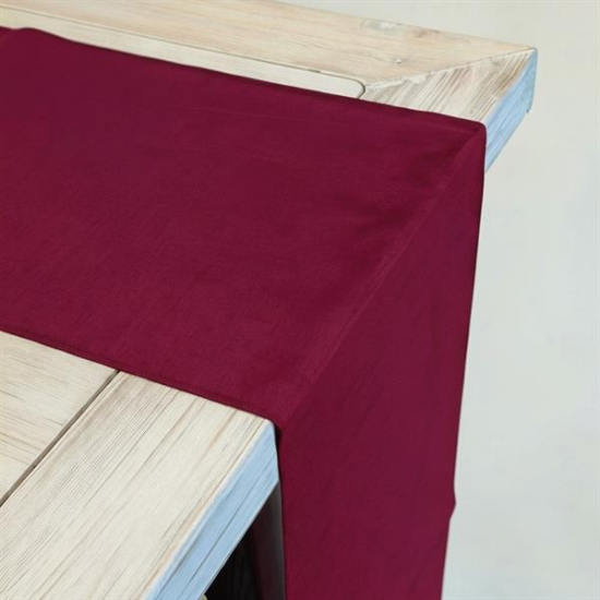 Picture of Dupioni, Merlot 10' Table Runner