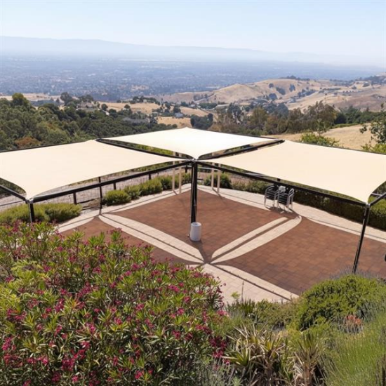 Picture of 20'x20' Tan Patio Shade, KIT