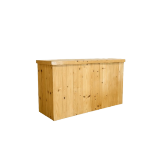 Picture of Hacienda, 4' Natural Wood Bar