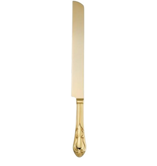 Picture of Baroque, Gold 14" Cake Knife