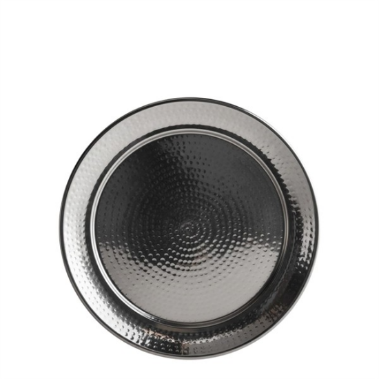 Picture of Hammered Service Tray, 16" Round 