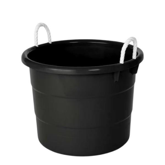 Picture of Bev, Black Plastic Tub 16 Gallons 