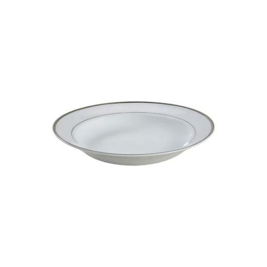Picture of China, 8" Silver Bands Soup Bowl