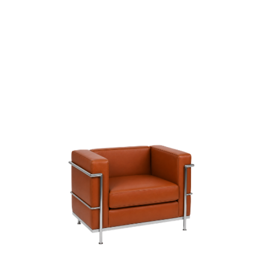 Picture of Contemporary, Cognac Leather Chair