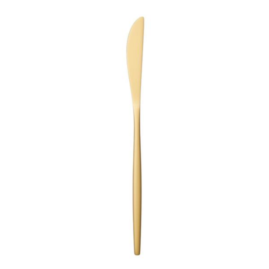 Picture of Flatware, Stelluti Gld Dinner Knife