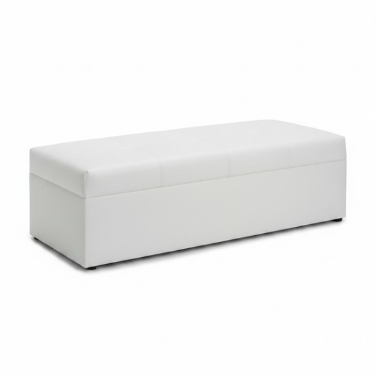 Picture of Ottoman, 48" Snow Rectangular