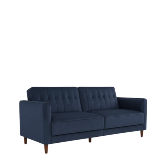 Picture of Retro, Blue Velvet Sofa
