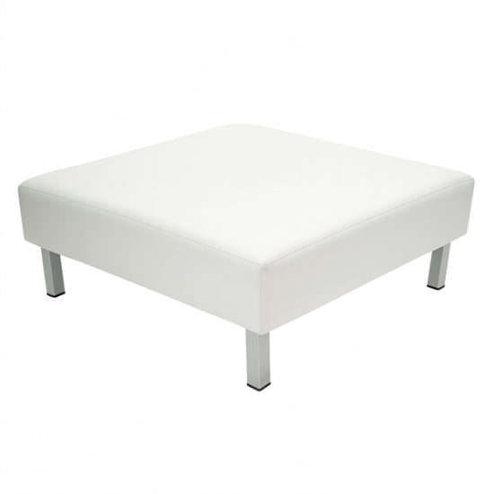 Picture of Ottoman, 48" Sq  Snow Tuffted
