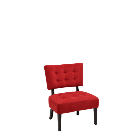 Picture of Red Velvet Wide Chair