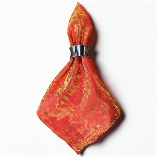 Picture of Iridescent, Sunset Orange Napkin