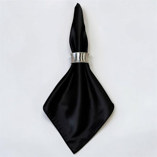 Picture of Lamour, Ultra Black Linen Napkin