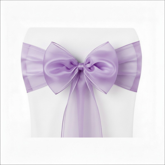 Picture of Organza, Lilac Chair Sash