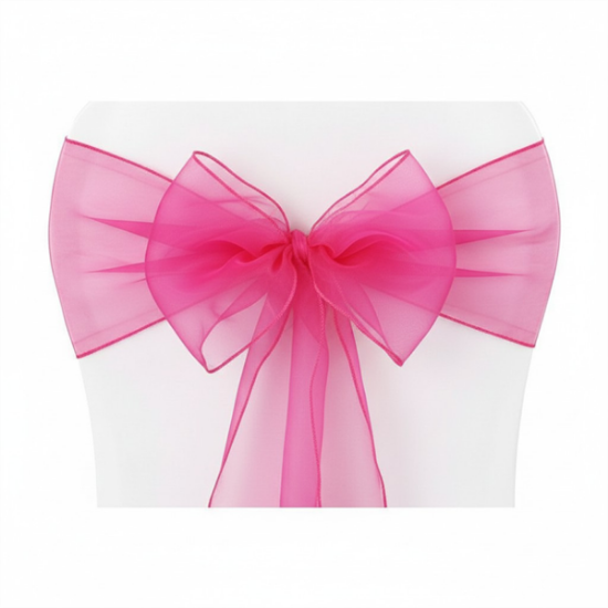 Picture of Organza, Pink  Chair Sash