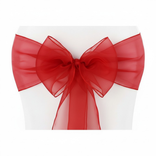 Picture of Organza, Red Chair Sash