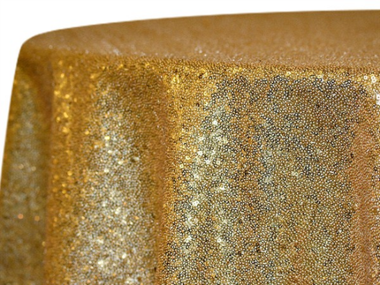 Picture of Sequin, Gold 8' King Drape