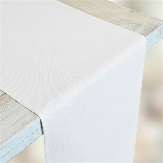 Picture of Panama, White 10' Table Runner