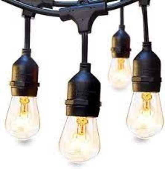 Picture of Market String Lights Black 