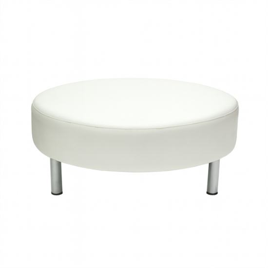Picture of Ottoman, 48" Rd Snow Tuffted