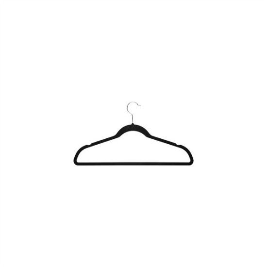 Picture of Velvet Slimline Hanger,  Black