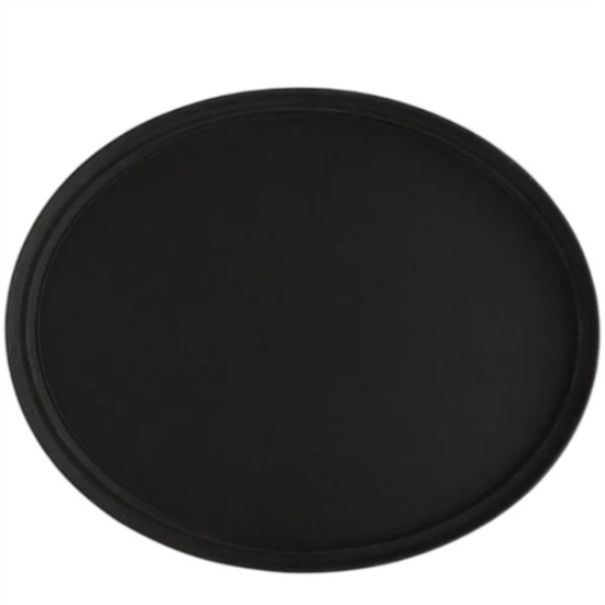 Picture of Waiter Service Tray, 27" Oval Blk 