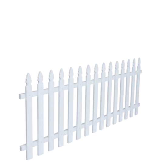 Picture of White Wood Picket Fence, KIT