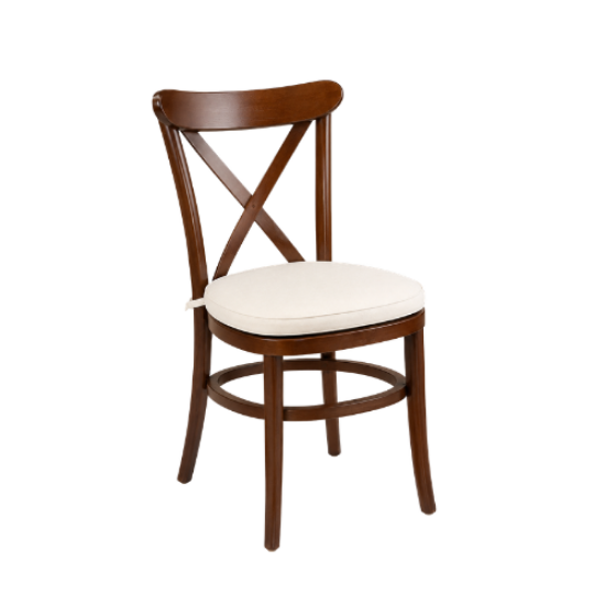 Picture of Tuscan, Walnut X-Back Chair, Kit
