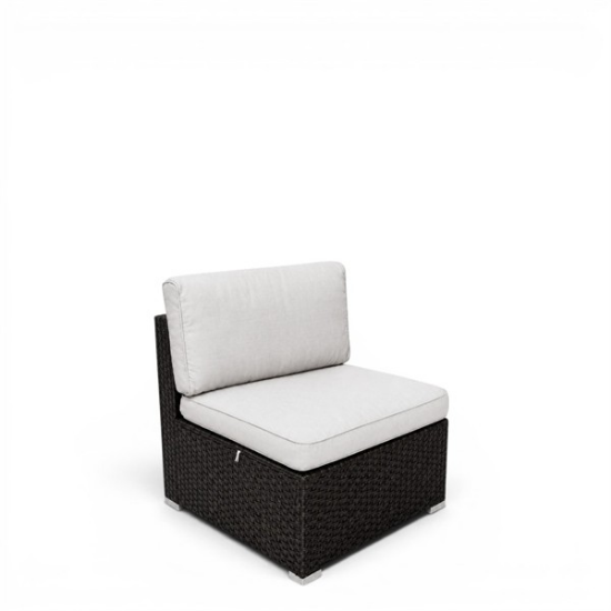 Picture of Wicker, Black Armless Chair, Kit